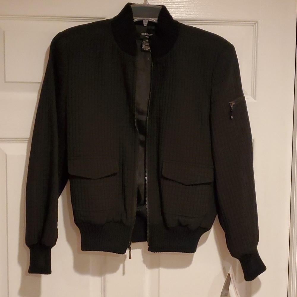 NWOT black bomber jacket.